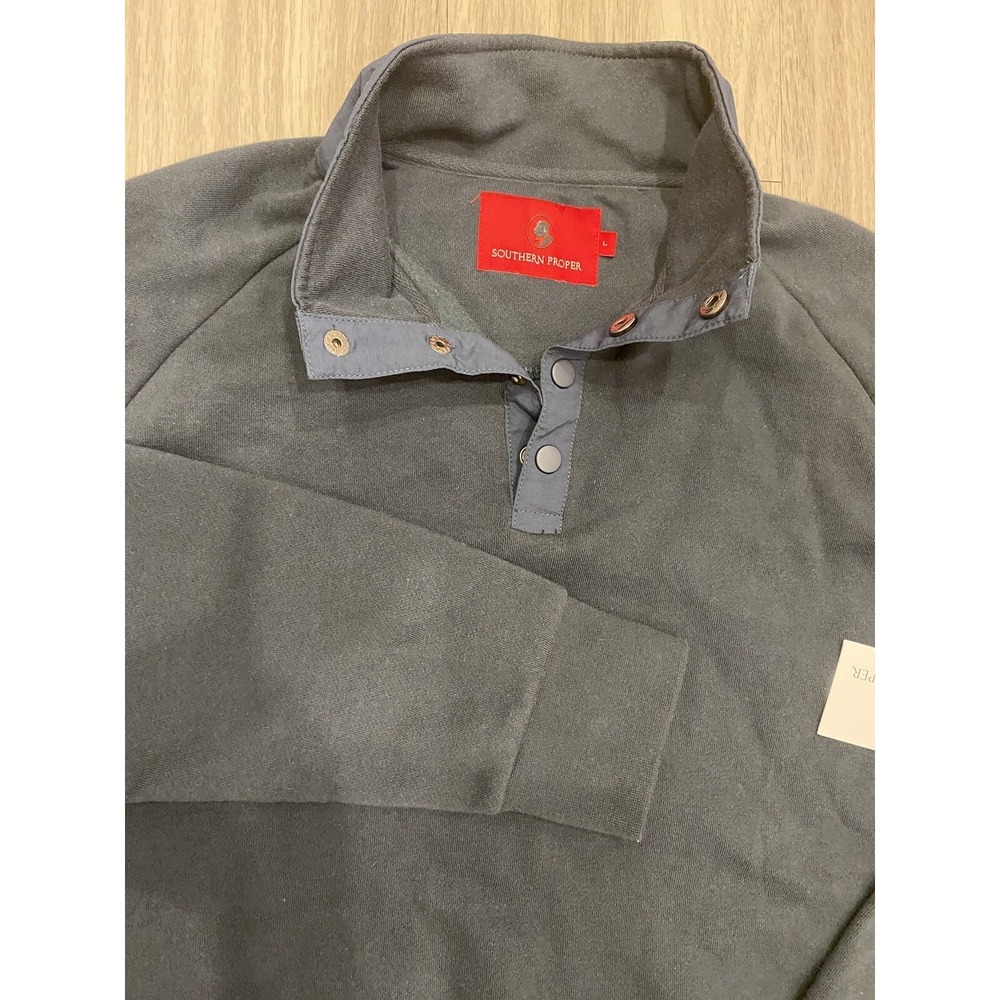 Southern Proper All Prep Pullover (Fleece‎ Snap-T) - Mens Large